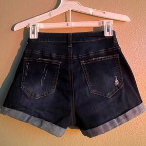 Encore dark blue jean shorts, size 9